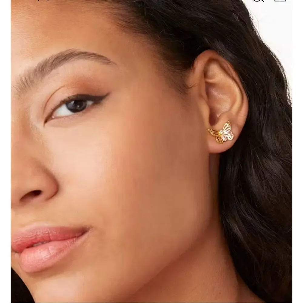 Kate Spade NEW Golden Butterfly stud earrings